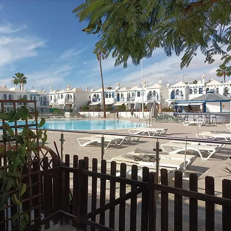 Pool View Bungalow With Terrace Apartment Maspalomas  Exterior photo